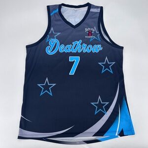 Death Row Records G-One Archie Tupac West Coast Hip Hop 90s Basketball Jersey